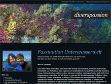 Tablet Screenshot of diverspassion.ch